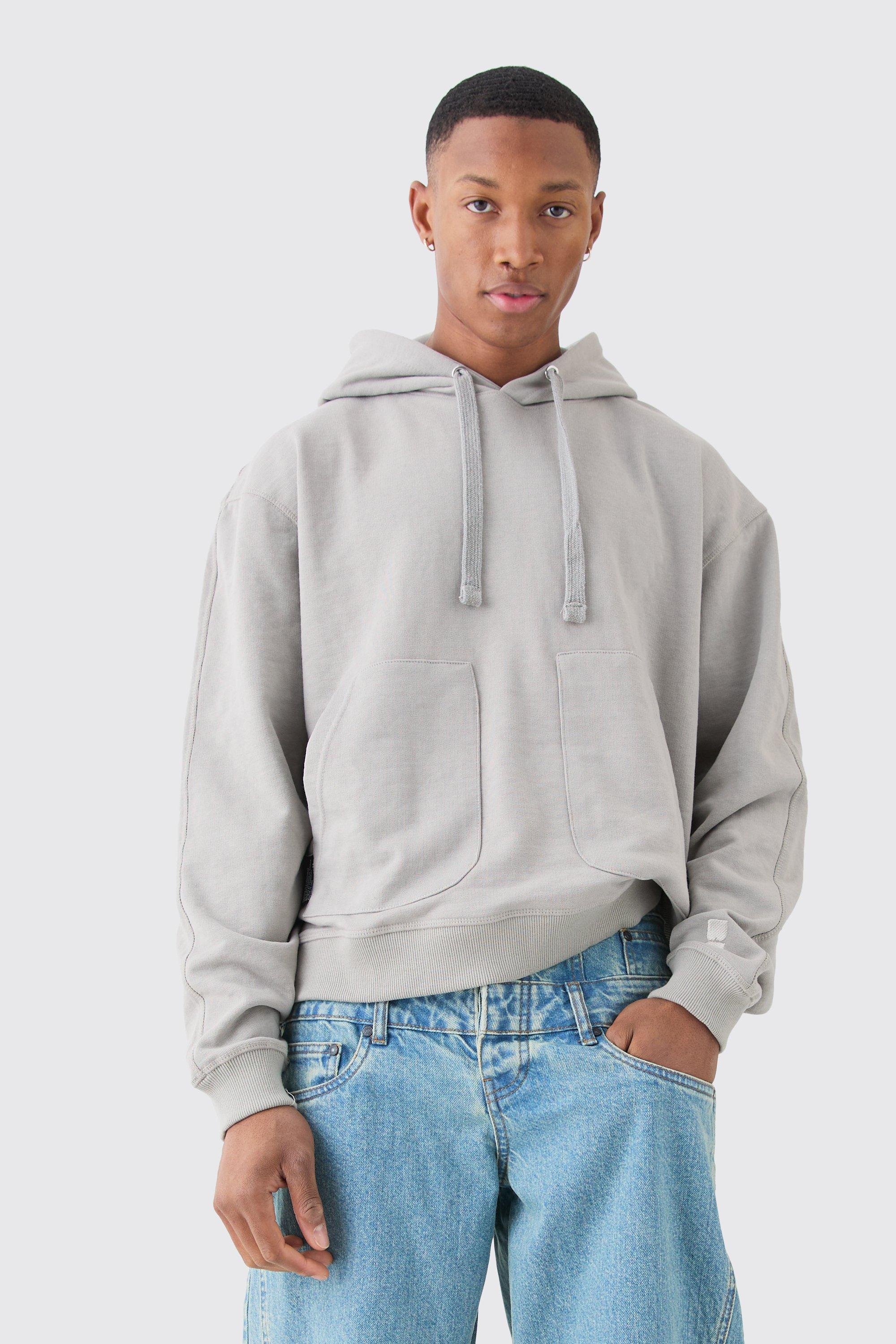 Dark grey hotsell oversized hoodie